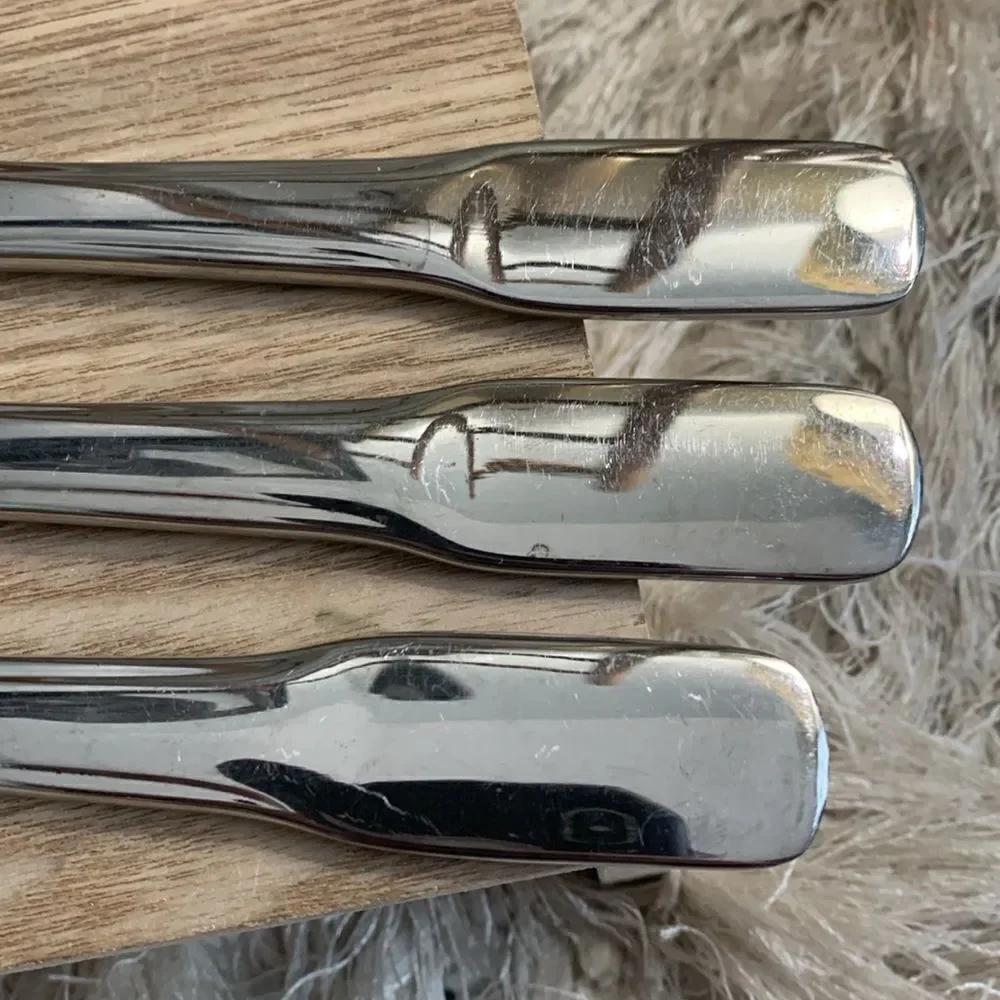 LeBrun‎ France Fiddle Oar Stainless Steel Set of 5 Steak Knives